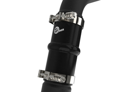 BladeRunner 2-1/2 Inch & 3 Inch Aluminum Hot and Cold Charge Pipe Kit Black Ram 1500 20-23 V6-3.0L (td) aFe Power-4