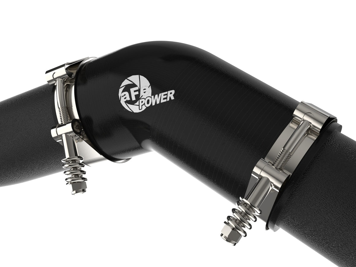 BladeRunner 3 Inch Aluminum Cold Charge Pipe Black Ram 1500 20-22 V6-3.0L (td) aFe Power-4