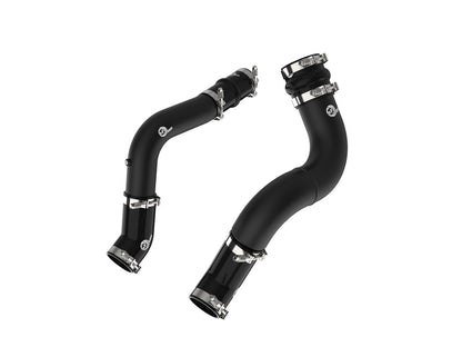 BladeRunner Aluminum Hot and Cold Charge Pipe Kit Black Ram Diesel Trucks 19-23 L6-6.7L (td) aFe Power