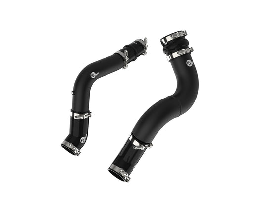 BladeRunner Aluminum Hot and Cold Charge Pipe Kit Black Ram Diesel Trucks 19-23 L6-6.7L (td) aFe Power