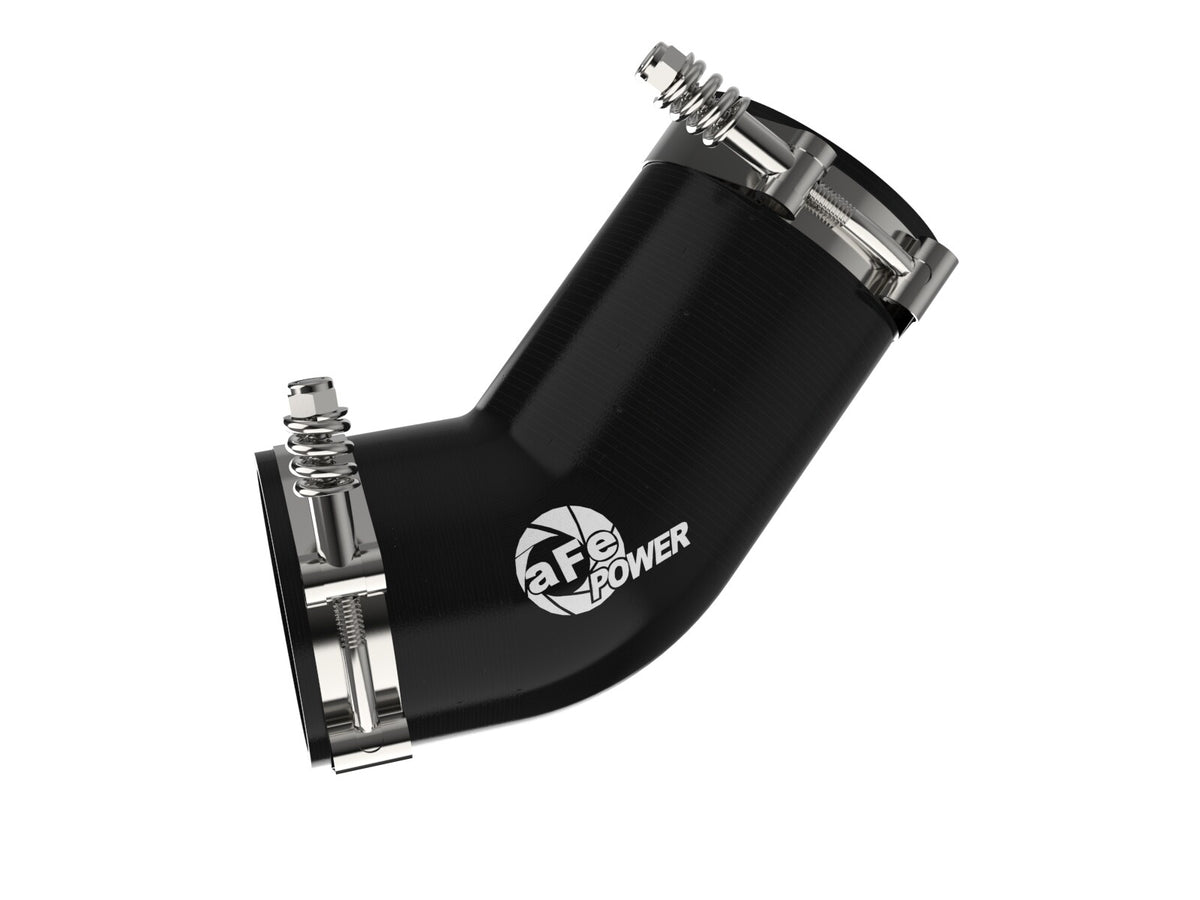 BladeRunner Aluminum Hot and Cold Charge Pipe Kit Black Ram Diesel Trucks 19-23 L6-6.7L (td) aFe Power-4