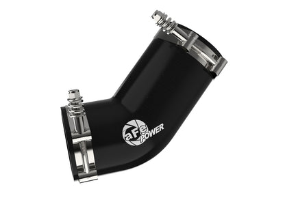BladeRunner Aluminum Hot and Cold Charge Pipe Kit Black Ram Diesel Trucks 19-23 L6-6.7L (td) aFe Power-4