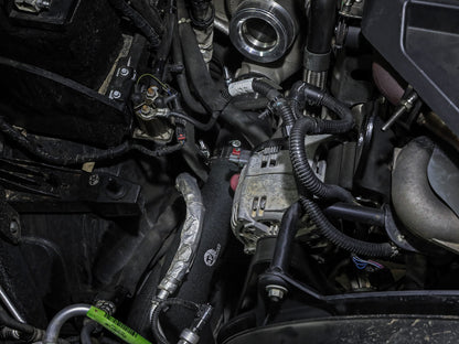 BladeRunner Aluminum Hot and Cold Charge Pipe Kit Black Ram Diesel Trucks 19-23 L6-6.7L (td) aFe Power-5