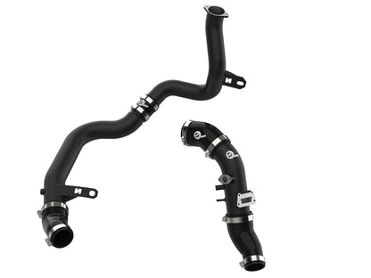 BladeRunner Aluminum Hot and Cold Charge Pipe Kit Black Hyundai Kona N 22-23 L4-2.0L (t) aFe Power
