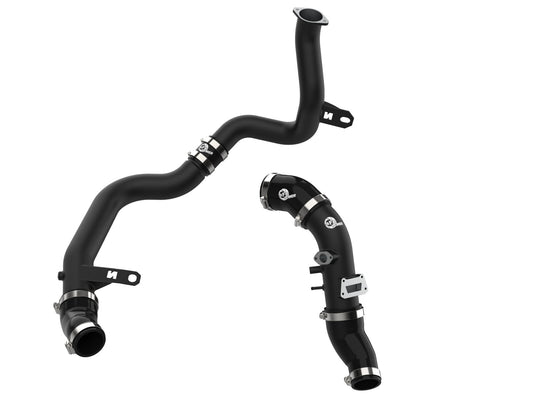 BladeRunner Aluminum Hot and Cold Charge Pipe Kit Black Hyundai Kona N 22-23 L4-2.0L (t) aFe Power