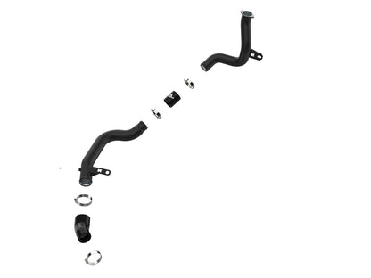 BladeRunner 2-1/4 Inch to 2-1/2 Inch Aluminum Hot Charge Pipe Black Hyundai Kona N 22-23 L4-2.0L (t) aFe Power-1