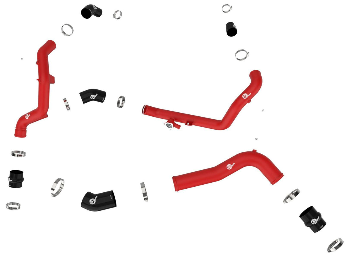 BladeRunner 2-1/4 Inch & 2-3/4 Inch Aluminum Hot and Cold Charge Pipe Kit Ford Explorer St 20-21 V6-3.0L (tt) aFe Power-1
