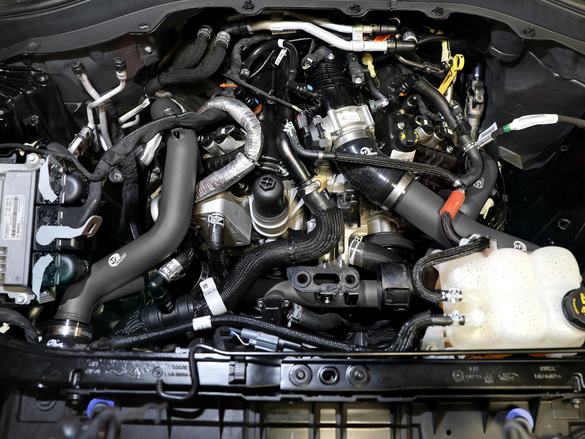 BladeRunner 2-1/4 Inch Aluminum Hot Charge Pipe Ford Explorer St 20-21 V6-3.0L (tt) aFe Power-11