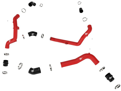 BladeRunner 2-1/4 Inch to 2-3/4 Inch Aluminum Hot Charge Pipe Black Ford Explorer St 22-24 V6-3.0L (tt) aFe Power-1