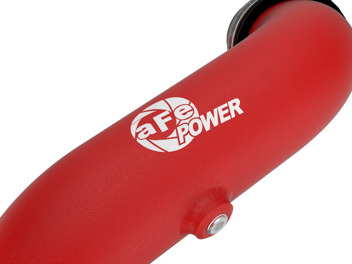 BladeRunner 2-1/4 Inch to 2-3/4 Inch Aluminum Hot Charge Pipe Black Ford Explorer St 22-24 V6-3.0L (tt) aFe Power-2