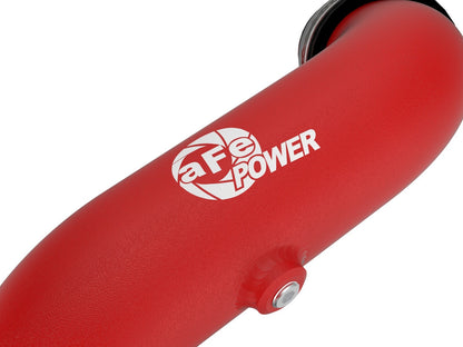 BladeRunner 2-1/4 Inch to 2-3/4 Inch Aluminum Hot Charge Pipe Black Ford Explorer St 22-24 V6-3.0L (tt) aFe Power-2