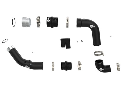 BladeRunner Aluminum Hot and Cold Charge Pipe Kit Ford Diesel Trucks 23-26 V8-6.7L (td) High Output aFe Power-8