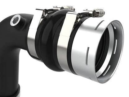 BladeRunner Aluminum Hot and Cold Charge Pipe Kit Ford Diesel Trucks 23-26 V8-6.7L (td) High Output aFe Power-11