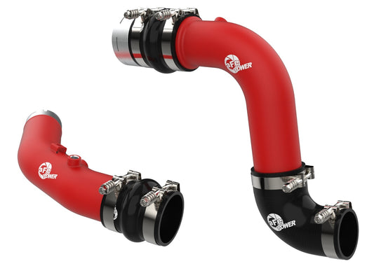 BladeRunner Aluminum Hot and Cold Charge Pipe Kit Ford Diesel Trucks 23-26 V8-6.7L (td) High Output aFe Power