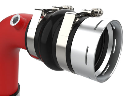 BladeRunner Aluminum Hot and Cold Charge Pipe Kit Ford Diesel Trucks 23-26 V8-6.7L (td) High Output aFe Power-4