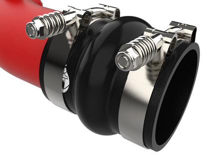 BladeRunner Aluminum Hot and Cold Charge Pipe Kit Ford Diesel Trucks 23-26 V8-6.7L (td) High Output aFe Power-5