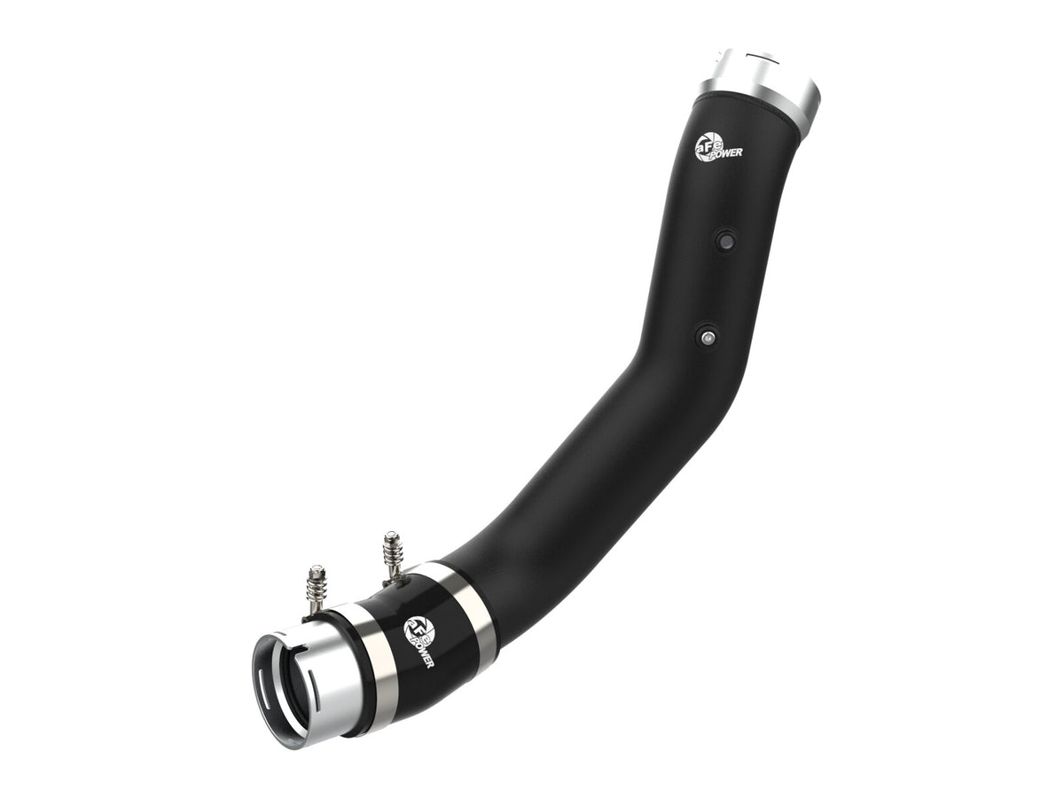 BladeRunner 3-1/2 Inch Aluminum Cold Charge Pipe Black GM Diesel Trucks 24-26 V8-6.6L (td) L5P aFe Power
