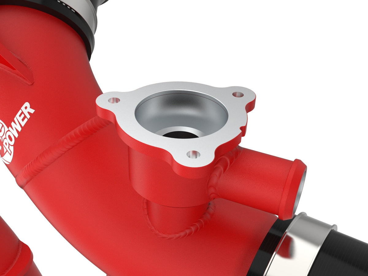BladeRunner 2-1/2 Inch Aluminum Hot Charge Pipe Black Toyota Sequoia 23-26 V6-3.4L (tt) Hybrid aFe Power-3
