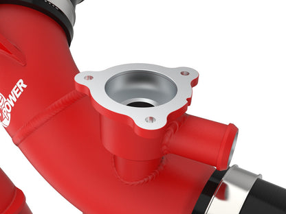 BladeRunner 2-1/2 Inch Aluminum Hot Charge Pipe Black Toyota Sequoia 23-26 V6-3.4L (tt) Hybrid aFe Power-3