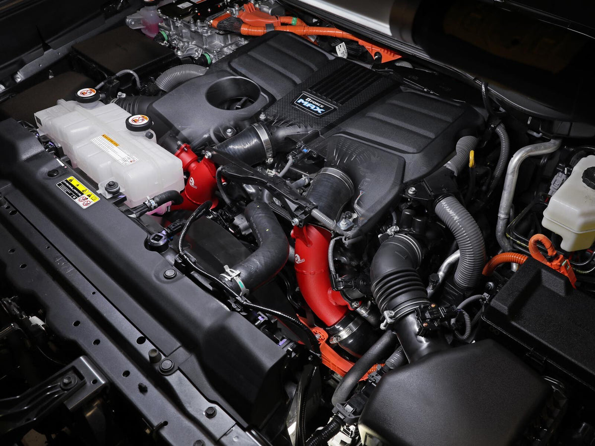 BladeRunner 2-1/2 Inch Aluminum Hot Charge Pipe Black Toyota Sequoia 23-26 V6-3.4L (tt) Hybrid aFe Power-6