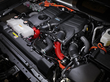 BladeRunner 2-1/2 Inch Aluminum Hot Charge Pipe Black Toyota Sequoia 23-26 V6-3.4L (tt) Hybrid aFe Power-6