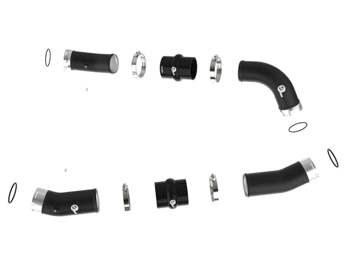 BladeRunner Aluminum Hot and Cold Charge Pipe Kit Toyota Tacoma 24-26 L4-2.4L (t) aFe Power-8