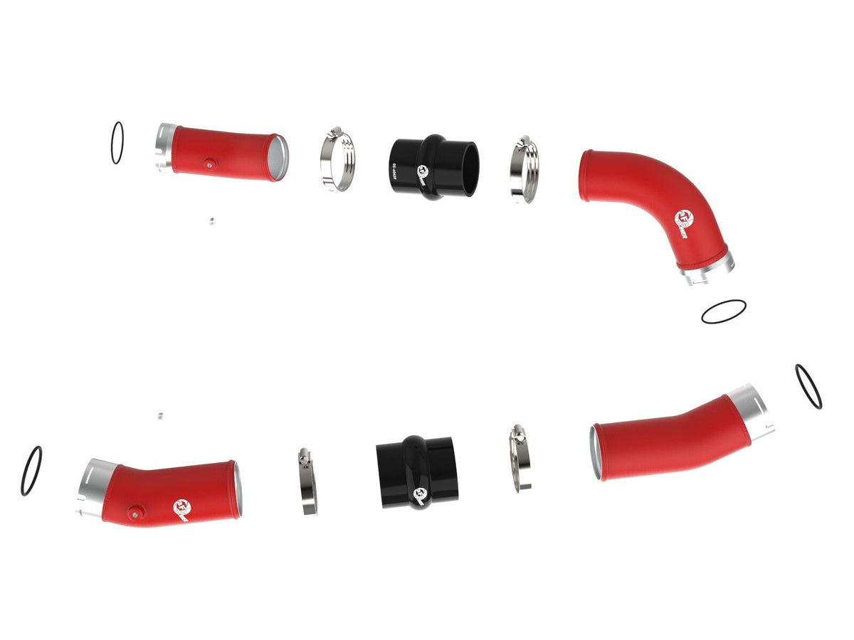 BladeRunner Aluminum Hot and Cold Charge Pipe Kit Toyota Tacoma 24-26 L4-2.4L (t) aFe Power-1