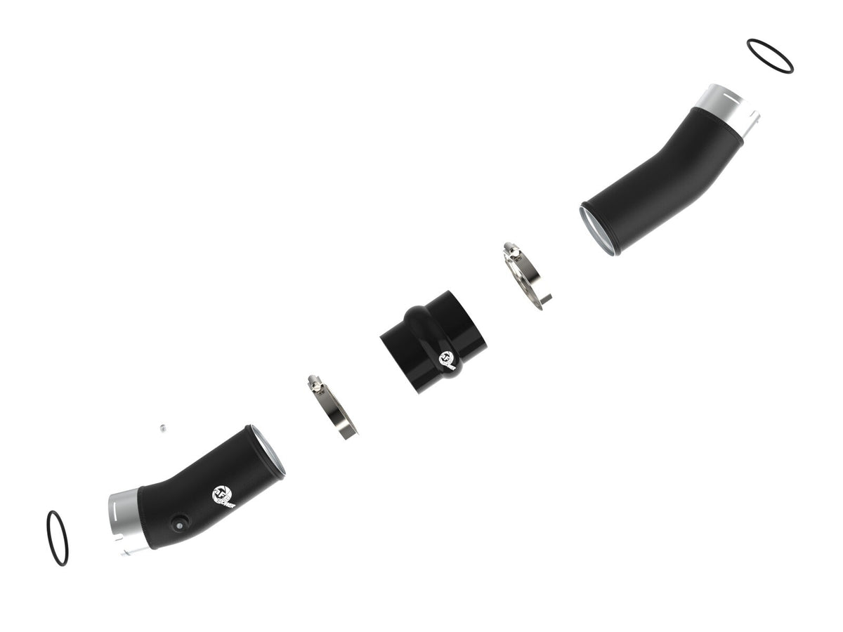 BladeRunner 3 Inch Aluminum Cold Charge Pipe Black Toyota Tacoma 24-26 L4-2.4L (t) aFe Power-1