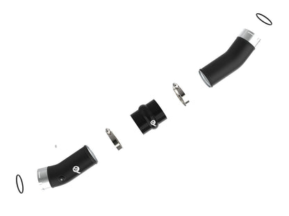 BladeRunner 3 Inch Aluminum Cold Charge Pipe Black Toyota Tacoma 24-26 L4-2.4L (t) aFe Power-1