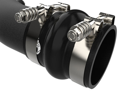 BladeRunner Aluminum Hot and Cold Charge Pipe Kit Ford Diesel Trucks 23-26 V8-6.7L (td) aFe Power-11