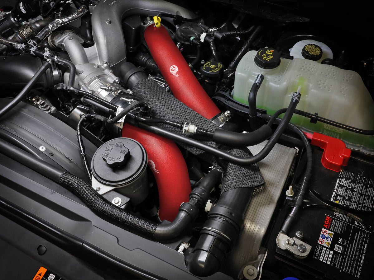 BladeRunner Aluminum Hot and Cold Charge Pipe Kit Ford Diesel Trucks 23-26 V8-6.7L (td) aFe Power-6