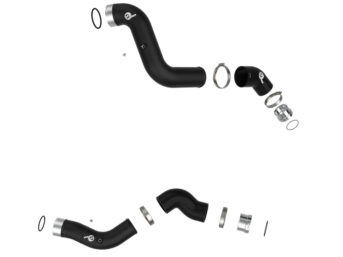 BladeRunner 2-1/2 Inch & 3 Inch Aluminum Hot and Cold Charge Pipe Kit GM Colorado/Canyon 23-26 L4-2.7L (t) aFe Power-6