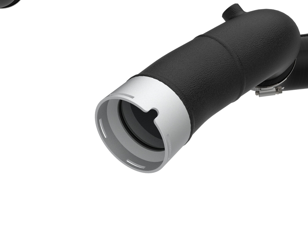 BladeRunner 2-1/2 Inch Aluminum Hot Charge Pipe Black GM Colorado/Canyon 23-26 L4-2.7L (t) aFe Power-3