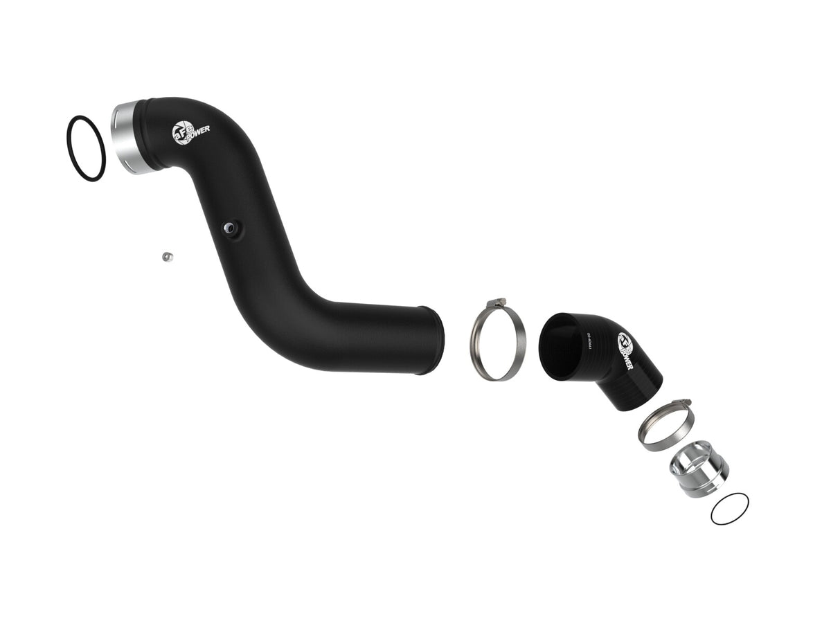 BladeRunner 3 Inch Aluminum Cold Charge Pipe Black GM Colorado/Canyon 23-26 L4-2.7L (t) aFe Power-1