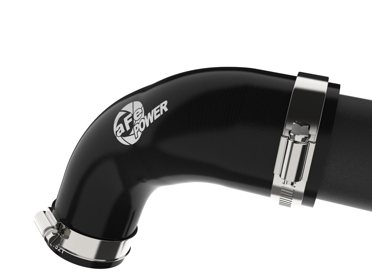 BladeRunner 2-1/4 Inch Aluminum Hot Charge Pipe Black Ford Bronco Raptor 22-26/Ranger Raptor 24-26 V6-3.0L (tt) aFe Power-3