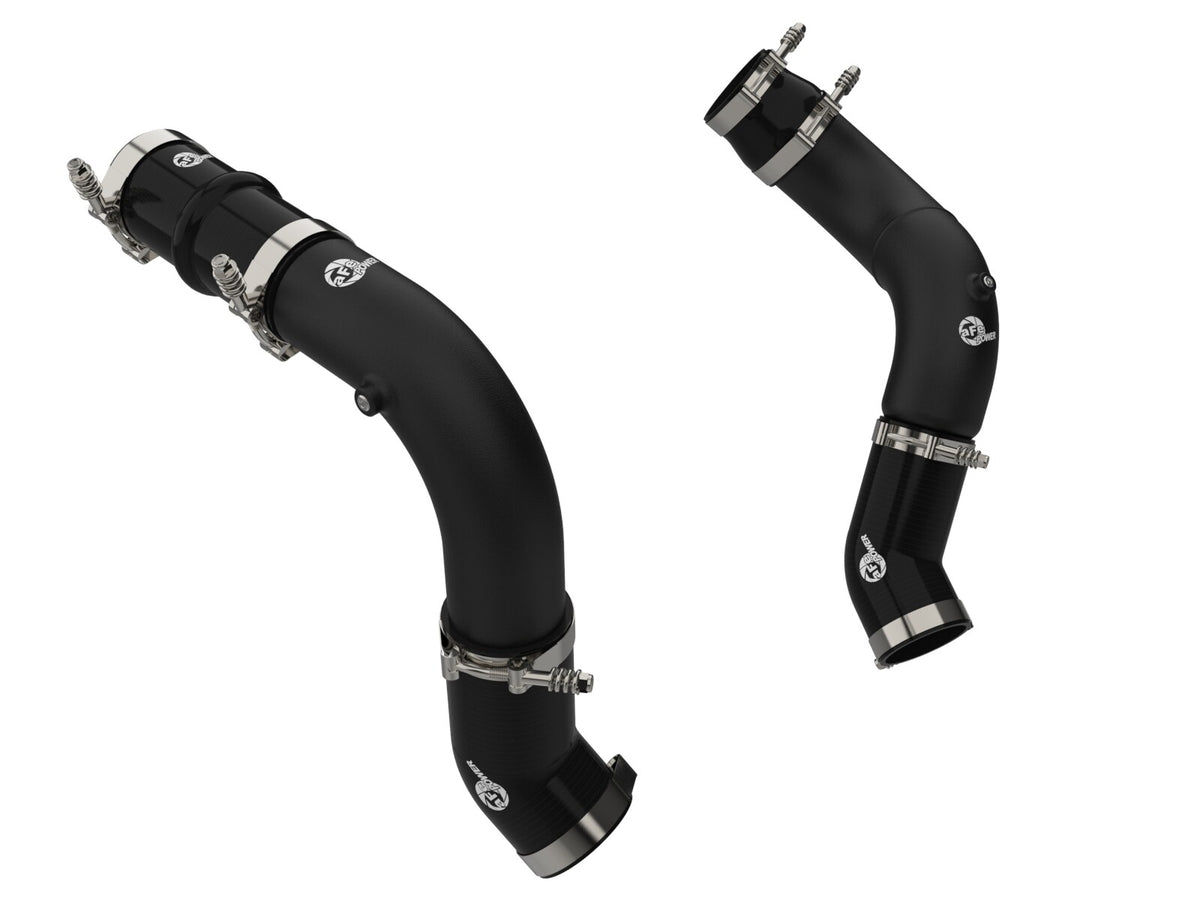 BladeRunner Aluminum Hot and Cold Charge Pipe Kit Ram Diesel Trucks 25-26 L6-6.7L (td) aFe Power-8