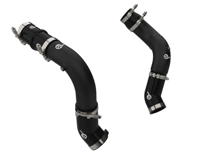 BladeRunner Aluminum Hot and Cold Charge Pipe Kit Ram Diesel Trucks 25-26 L6-6.7L (td) aFe Power-8