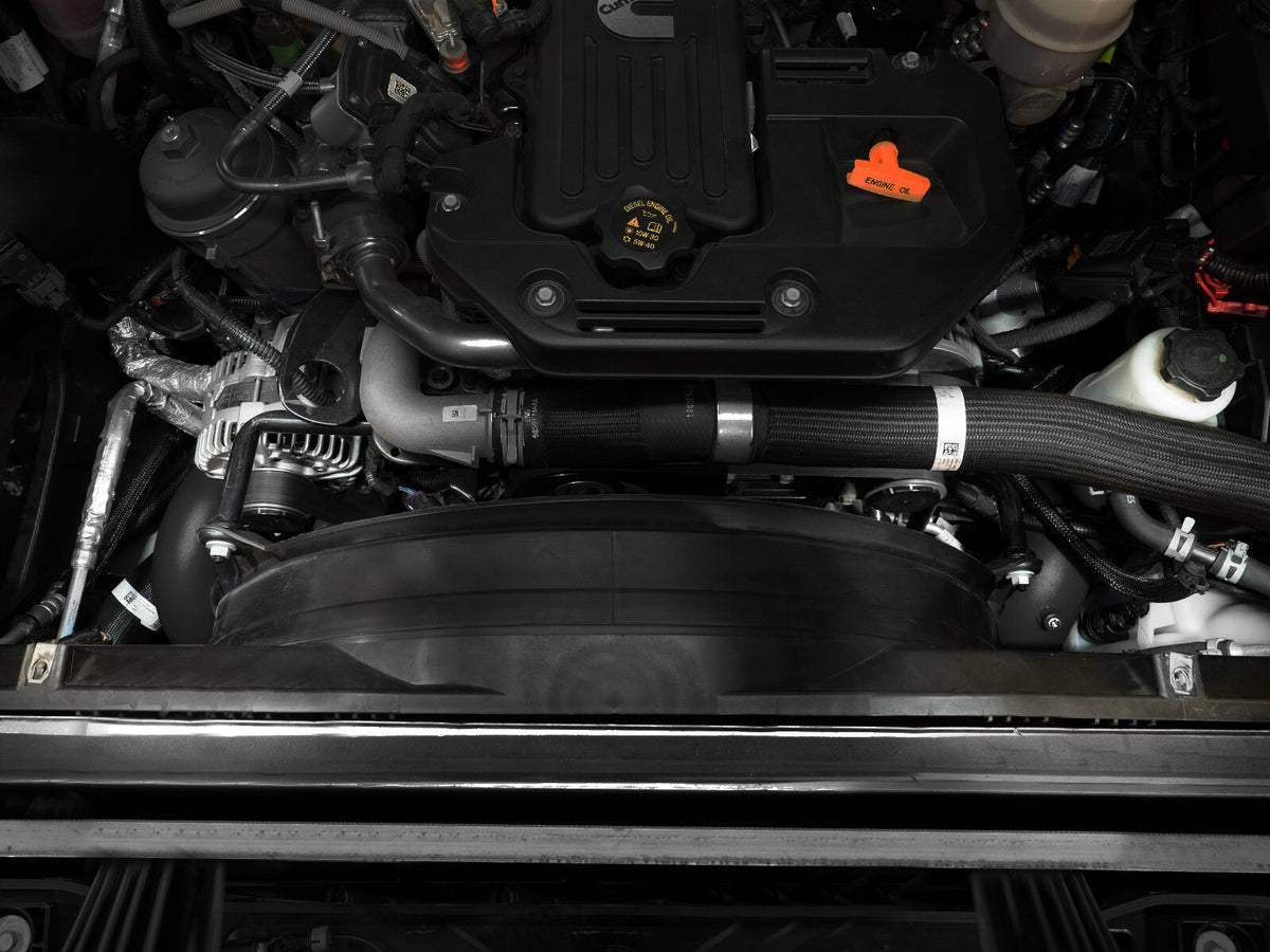 BladeRunner Aluminum Hot and Cold Charge Pipe Kit Ram Diesel Trucks 25-26 L6-6.7L (td) aFe Power-13