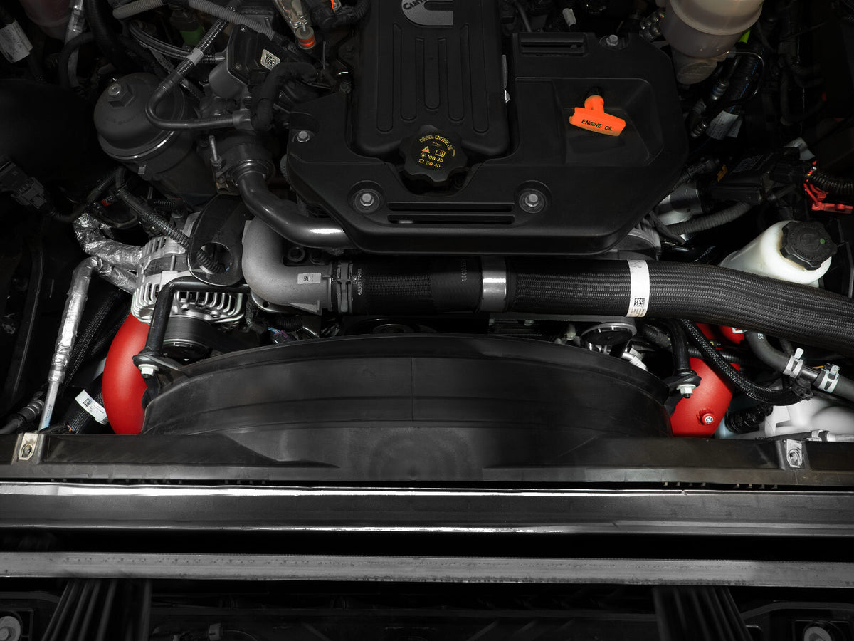 BladeRunner Aluminum Hot and Cold Charge Pipe Kit Ram Diesel Trucks 25-26 L6-6.7L (td) aFe Power-5