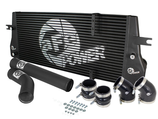 BladeRunner Street Series Intercooler Kit w/ Tubes Black Dodge Diesel Trucks 94-02 L6-5.9L (td) aFe Power