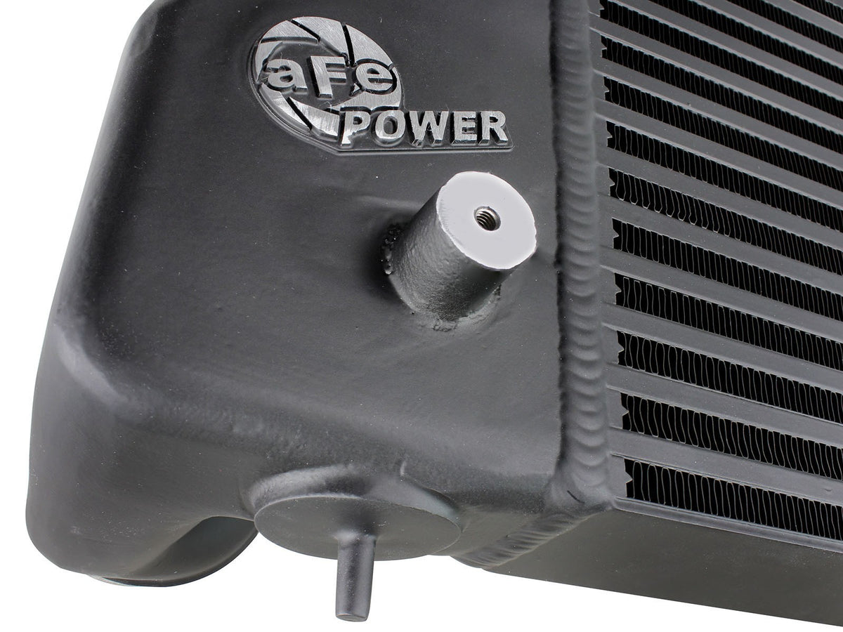 BladeRunner Street Series Intercooler Kit w/ Tubes Black Dodge Diesel Trucks 94-02 L6-5.9L (td) aFe Power-2