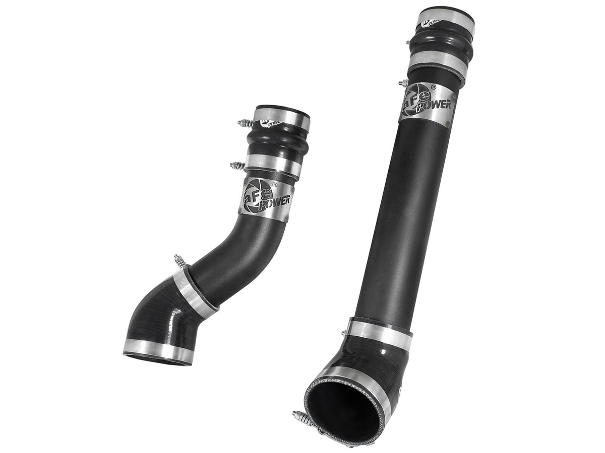 BladeRunner Street Series Intercooler Kit w/ Tubes Black Dodge Diesel Trucks 94-02 L6-5.9L (td) aFe Power-5