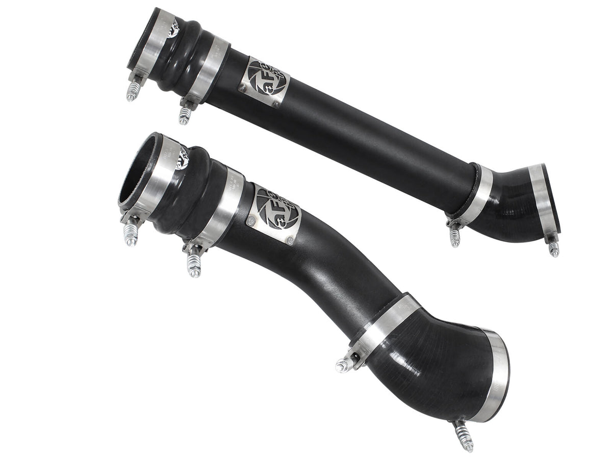 BladeRunner Street Series Intercooler Kit w/ Tubes Black Dodge Diesel Trucks 94-02 L6-5.9L (td) aFe Power-6