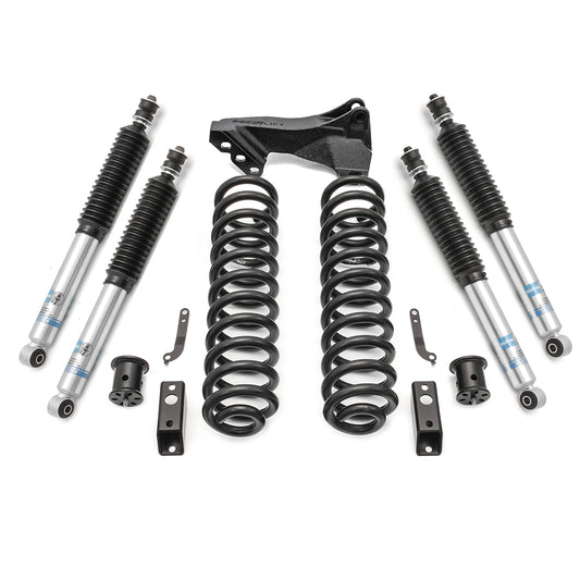 2.5 Inch Coil Spring Front Lift Kit W/Bilstein Shocks Front/Rear 2017-2019 Ford F-250/F-350 Super Duty Diesel 4WD ReadyLIFT