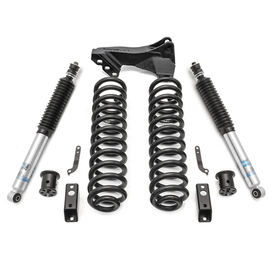 2.5 Inch Coil Spring Front Lift Kit W/Bilstein Shocks 2011-2016 Ford F-250/F-350 Super Duty Diesel 4WD ReadyLIFT