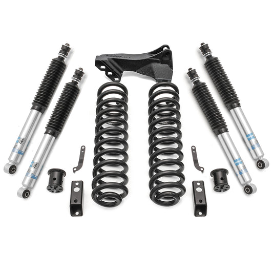 2.5 Inch Coil Spring Front Lift Kit W/Bilstein Shocks Front/Rear 2011-2016 Ford F-250/F-350 Super Duty Diesel 4WD ReadyLIFT