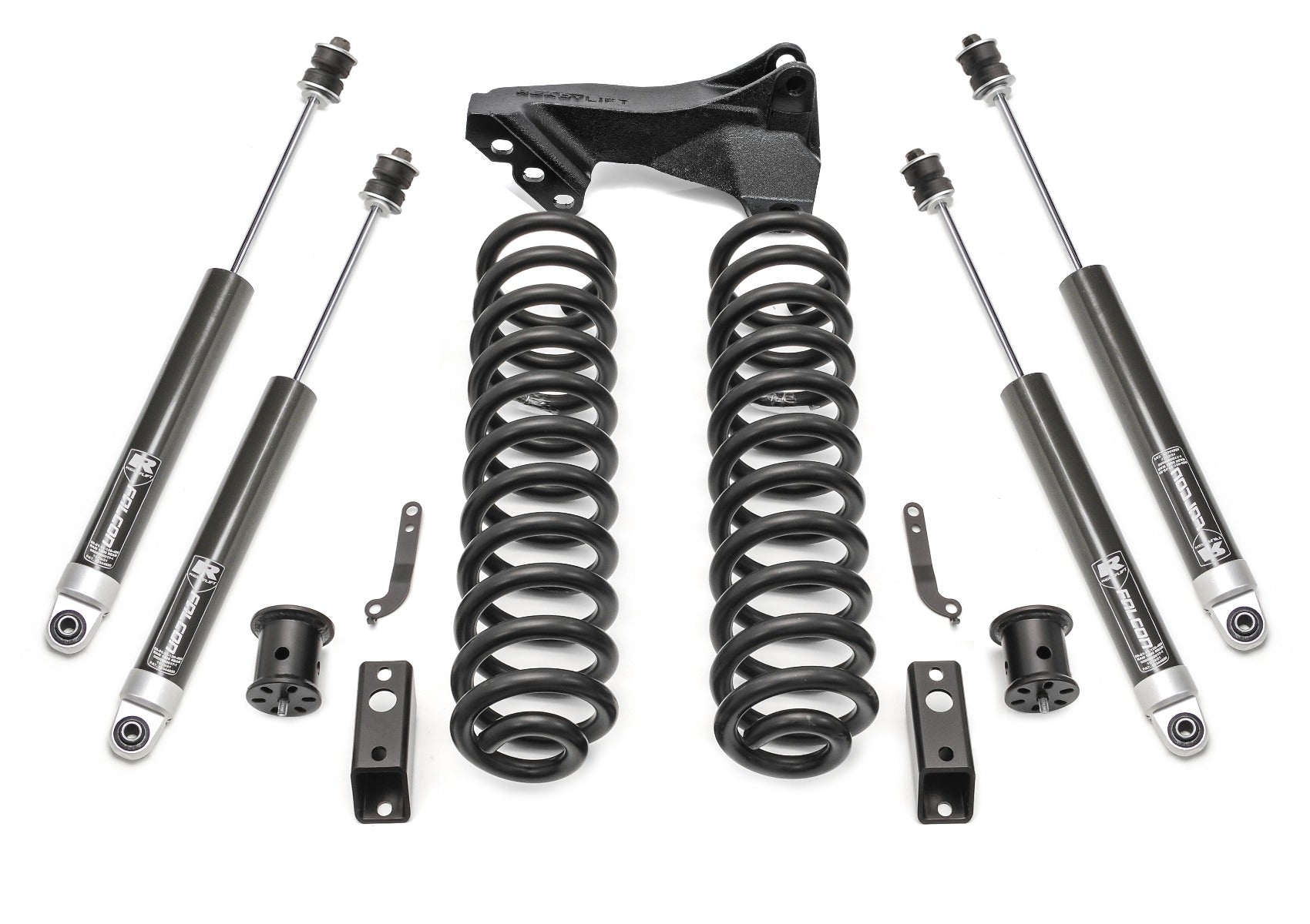 2.5 Inch Coil Spring Front Lift Kit W/Falcon 1.1 Monotube Shocks Front/Rear 2011-2016 Ford F-250/F-350 Super Duty Diesel 4WD ReadyLIFT
