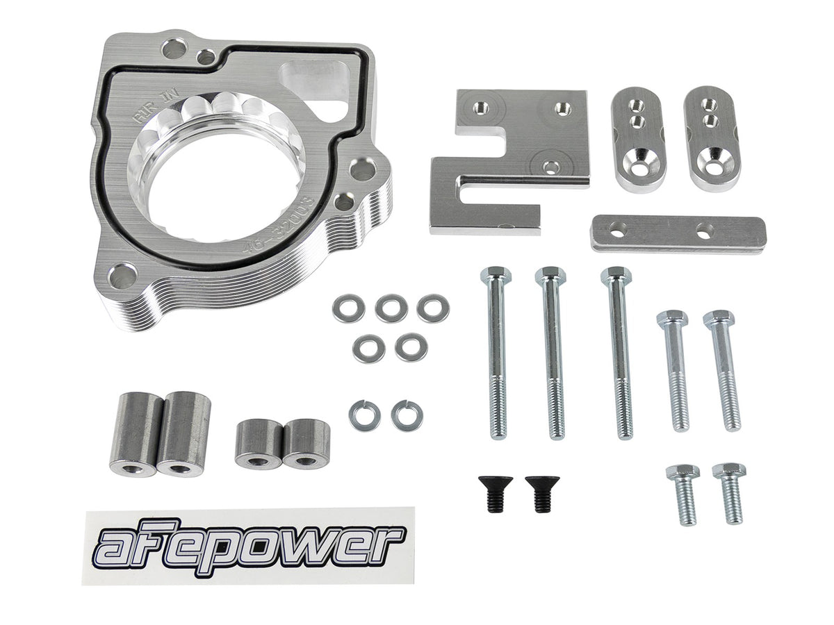Silver Bullet Throttle Body Spacer Kit Dodge Dakota 00-09 / Durango 00-07 V8-4.7L aFe Power-4