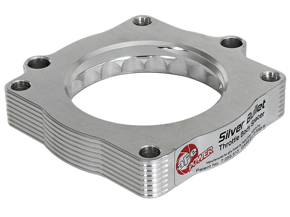 Silver Bullet Throttle Body Spacer Kit Dodge Challenger/Charger SRT-8 08-23 V8-5.7L/6.4L Hemi aFe Power-2