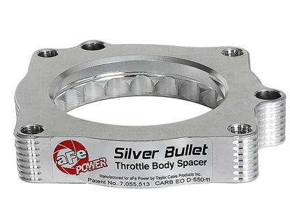 Silver Bullet Throttle Body Spacer Kit Dodge Challenger/Charger SRT-8 08-23 V8-5.7L/6.4L Hemi aFe Power-3